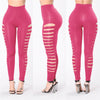 Lace Up Leggings 2022women Pencil Pants Spring Summer High Waist Hollow Out Stretch Sexy Bandage Slim Party Women Pants Trousers