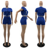 Ladies Black Suit Two Piece Shorts Set Summer Patchwork Button Baseball Jackets Top+Sexy Slim Short Pants Sports Outfits