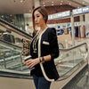 Ladies Blazer Feminino Plus Size Formal Slim Splice Jacket Women's White Blaser Female Women Suit Office Ladies 2022 New F2588