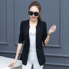 Ladies Blazers and Coats Plus Size Office Wear Long Sleeve White Black Slim Small Suit Blazer Jackets Women Korean Coat Female