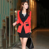 Ladies Blazers and Coats Plus Size Office Wear Work Long Sleeve Black Slim Small Suit Bodycon Blazer Jackets Women Coat Female