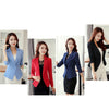 Ladies Blazers and Coats Plus Size Office Wear Work Long Sleeve Small One Button Suit Slim Short Lady Blazer Jackets Women Coat