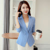 Ladies Blazers and Coats Plus Size Office Wear Work Long Sleeve Small One Button Suit Slim Short Lady Blazer Jackets Women Coat