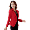 Ladies Blazers and Coats Plus Size Office Wear Work Long Sleeve Small One Button Suit Slim Short Lady Blazer Jackets Women Coat