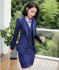 Ladies Business Work Wear Suits Formal Professional Blazers With 3 Pieces Jackets +Vest +Skirt For Ladies Blazers Outfits