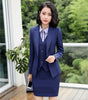 Ladies Business Work Wear Suits Formal Professional Blazers With 3 Pieces Jackets +Vest +Skirt For Ladies Blazers Outfits