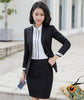 Ladies Business Work Wear Suits Formal Professional Blazers With 3 Pieces Jackets +Vest +Skirt For Ladies Blazers Outfits