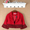 Ladies Fashion Short Sleeve Casual Jacket women blazer red female blazers suit small jacket coat female sprint autumn