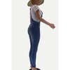 Ladies High Waist Elastic Force Broken Hole Jeans Jumpsuit Long sexy Female Pants Overalls High Street Ladies Jumpsuit