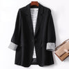 Ladies Long Sleeve Spring Casual Blazer 2023Business Plaid Suits Women Work Office Blazer Women Coats  Woman Jacket