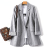 Ladies Long Sleeve Spring Casual Blazer 2023Business Plaid Suits Women Work Office Blazer Women Coats  Woman Jacket