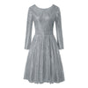 Ladies Plus Size Dress Clothing  Long-sleeved Halter High-waist Sequin Suspenders Wedding Party Slim Lace Dress 2022