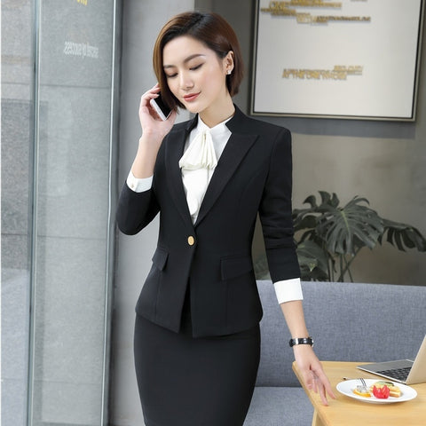 Ladies Purple Blazers Women Jackets Elegant Blaser Female Work Wear Business Clothes Office Uniform Designs