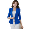 Ladies Short Blazers and Coats Plus Size Office Wear Work Long Sleeve Black Small Suit Bodycon Blazer Jackets Women Coat Female