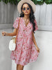 Ladies Vintage Sexy Print Summer Dress Women Short Casual Party Club Beach Mini Chiffon Dress Women Sundress Robe Vestido Female