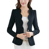 Ladies Women Jacket OL Slim Blazer Coat Women Suit jacket Long Sleeve Ladies Blazer Work Wear