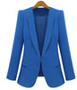 Ladies Yellow Blazer Feminino Plus Size 4XL Formal Jacket Women's White Blaser Rosa Female Blue Women Suit Office Ladies 2022