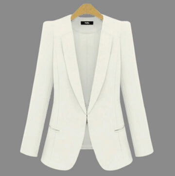 Ladies Yellow Blazer Feminino Plus Size 4XL Formal Jacket Women's White Blaser Rosa Female Blue Women Suit Office Ladies 2022