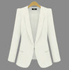 Ladies Yellow Blazer Feminino Plus Size 4XL Formal Jacket Women's White Blaser Rosa Female Blue Women Suit Office Ladies 2022