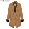 Ladies blazers Spring Autumn Korean ladies Blazers  Work Long Sleeve Blazers And jackets Fashion Office Suit  KK1729 H