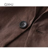 Ladies linen suit Cotton and Linen Suit Jacket Female 2022 Spring Casual Retro One Buckle Solid Color Summer Blazer Tops  LHJ080