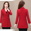Large Size 6XL Suit Women Blazer 2022 Jacket Female Suits Short Slim Spring And Autumn Blazers Women's  Blazers Black Red