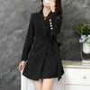 Large Size M-5XL Women's Casual Solid Color Ladies Blazer  2022 Autumn Women's Long Black Female Jacket Suit