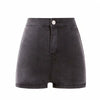Large Size Sexy Denim Shorts Girl 2022 High Waist Thin Skinny Hips Stretch Leg Length Tight Tight Stretch Hips Jeans Women