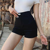 Large Size Sexy Denim Shorts Girl 2022 High Waist Thin Skinny Hips Stretch Leg Length Tight Tight Stretch Hips Jeans Women