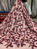 Latest African Lace Fabric 2023  Handmade Lace With Beads Nigerian Lace Fabrics For Wedding Dress    YF15