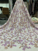 Latest African Lace Fabric 2023  Handmade Lace With Beads Nigerian Lace Fabrics For Wedding Dress    YF15