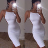 Latest Style  Women's Dress Holiday Strappy Skinny Sexy Clubwear Backless Ladies Summer Beach Midi Swing Sun Dress
