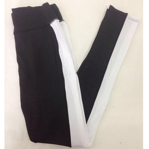 Leggings Elastic side white wide line home Leggings Printing Women Fitness Legging Push Up Pants Clothing Sporting Leggings