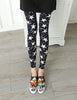 Leggings Hot Sell Women's Skull&flower Black Leggings Digital Print Pants Trousers Stretch Pants LG01