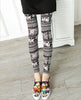 Leggings Hot Sell Women's Skull&flower Black Leggings Digital Print Pants Trousers Stretch Pants LG01