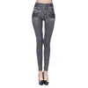 Leggings Jeans for Women With Pocket Denim Pants Slim Leggings Women Fitness Plus Size Leggins