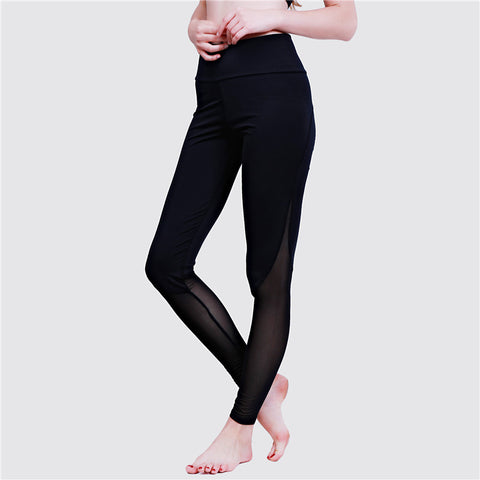 Leggings Women Mesh Splice Fitness Slanke Zwarte Legging Sportkleding Kleding Nieuwe Leggins Hot Bodybuilding HO988612