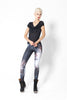 Leggings pants Skinny High Waist Leggings Women Starry sky ,Boss Girl ,Just Do It, top Sportswear Stretchable Pants Fitness
