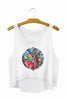 Elephant Crop Top Summer Style Tank Top Fitness Women Tops Cropped Fashion Mujer 2022 Camisole F733