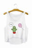 Elephant Crop Top Summer Style Tank Top Fitness Women Tops Cropped Fashion Mujer 2022 Camisole F733