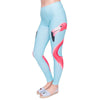 3D print retro bones black skeleton sexy women casual punk rock leggins High Waist fullprint pants Leggings