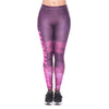 3D print retro bones black skeleton sexy women casual punk rock leggins High Waist fullprint pants Leggings