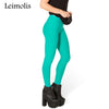 3D printed fitness push up workout leggings women gothic retro blue pink black plus size High Waist punk rock pants