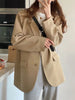 Leisure Suit Women's Coat Spring Korean British Style Loose Khaki Temperament Suit Suit Blazer Women Jacket Women Clothing