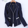Lenshin Binding Blazer Women Single Button Full Sleeve Jacket Work Wear Keep Slim Office Lady Elegant Coat Outwear 2023
