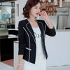 Lenshin Binding Blazer Women Single Button Full Sleeve Jacket Work Wear Keep Slim Office Lady Elegant Coat Outwear 2023