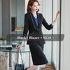 Lenshin  2 Piece suit Set  Formal Skirt Suit  Blazer Office Lady Formal  Women Business Elegant Sets Skirt
