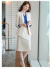 Lenshin  2 Piece suit Set  Formal Skirt Suit  Blazer Office Lady Formal  Women Business Elegant Sets Skirt