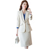 Lenshin  2 Piece suit Set  Formal Skirt Suit  Blazer Office Lady Formal  Women Business Elegant Sets Skirt