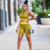 Leopard Print Biker Shorts 2 Piece Set Women Summer Clothes Sleeveless Tank Crop Top Shorts Sets Sweat Suit Sportwear Track Suit
